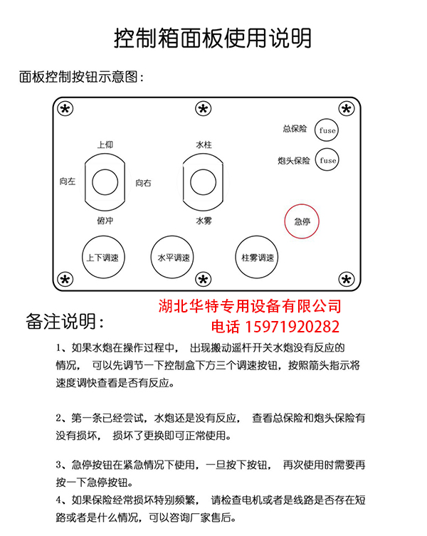 智能電動水炮-華特配件